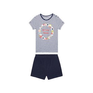lupilu® Dívčí pyžamo (86/92, navy modrá kroužek)