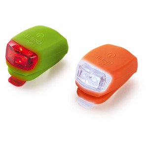 CRIVIT Sada LED světel, 2dílná (zelená/oranžová)