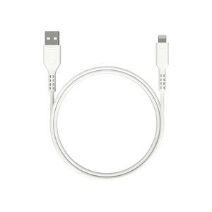 TRONIC Datový a nabíjecí kabel Lightning, 1 m,  (bílá/šedá, USB-A na Lightning)