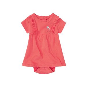 lupilu® Dívčí šatové body s BIO bavlnou (baby/infant#female#ne, 50/56, růžová)
