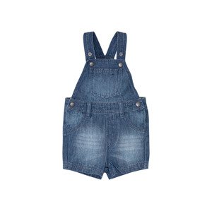 lupilu® Dětské kalhoty s laclem (80, modrá)