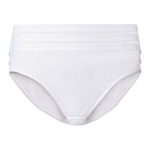esmara Dámské kalhotky s BIO bavlnou, 3 kusy (S (36/38), bílá)