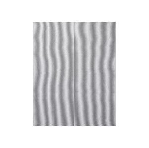 LIVARNO home Ubrus, 130 x 160 cm /  Ø 160 cm (hranatá/pruhy/šedá)