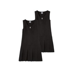Dívčí šaty, 2 kusy (116, černá)
