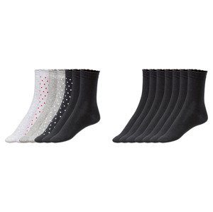 esmara Dámské ponožky s BIO bavlnou, 7 párů