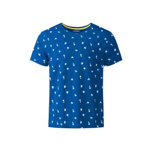 LIVERGY Pánské triko LIDL (M (48/50), vzor/modrá)