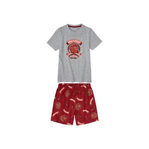 Chlapecké pyžamo (146/152, šedá/červená)