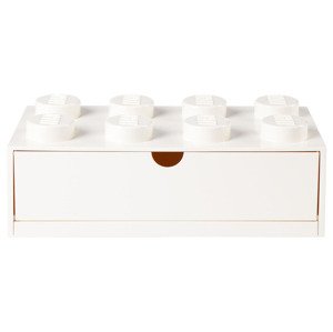LEGO Zásuvka na psací stůl stavební kostka, 8 (bílá)