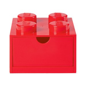 LEGO Zásuvka na psací stůl stavební kostka, 4 (červená)