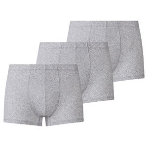 LIVERGY Pánské boxerky s BIO bavlnou, 3 kusy (7/XL, šedá)