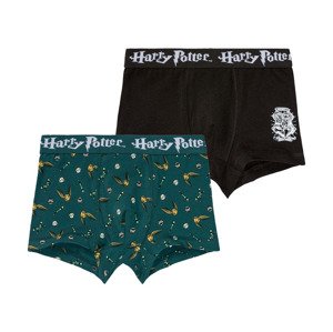 Chlapecké boxerky, 2 kusy (child#male#ne#undershorts, 122/128, zelená/černá)