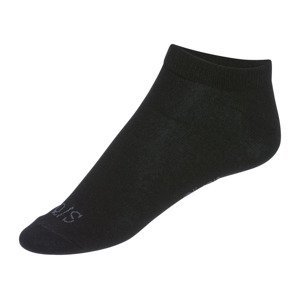 QS by s.Oliver Dámské / Pánské kotníkové ponožky, 3 pár (35/38, černá)