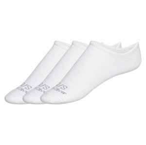 QS by s.Oliver Dámské / Pánské nízké ponožky Footies, 3 (35/38, bílá)