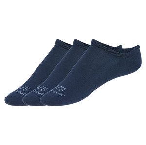 QS by s.Oliver Dámské / Pánské nízké ponožky Footies, 3 (35/38, modrá)