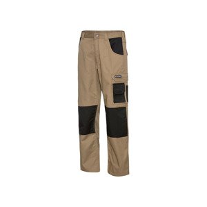 PARKSIDE® Pánské pracovní kalhoty (54, béžová/černá)