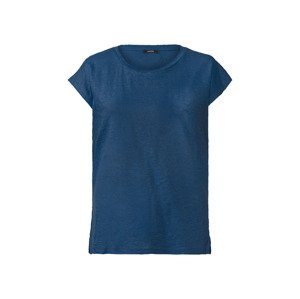 esmara Dámské lněné triko (M (40/42), námořnická modrá)