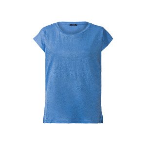 esmara Dámské lněné triko (L (44/46), modrá)