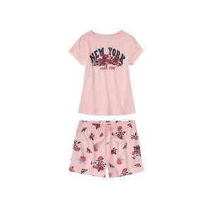 pepperts Dívčí pyžamo (146/152, světle růžová)