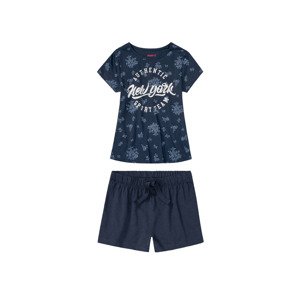 pepperts Dívčí pyžamo (122/128, navy modrá)