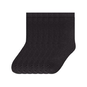 pepperts Chlapecké ponožky, 7 párů (39/42, černá)