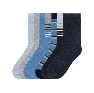 pepperts Chlapecké ponožky, 7 párů (31/34, modrá / šedá / navy modrá)