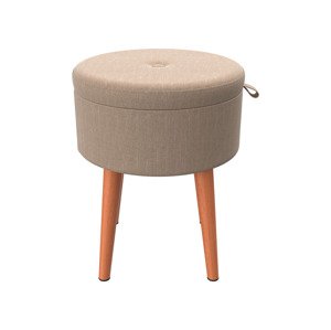 LIVARNO home Stolička s úložným prostorem Scandi (béžová)