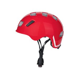 CRIVIT Dětská cyklistická helma (S/M, červená)