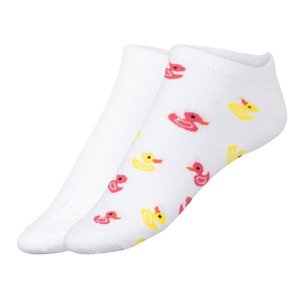 Dámské / Pánské nízké ponožky, 2 páry (35/38, kachna)