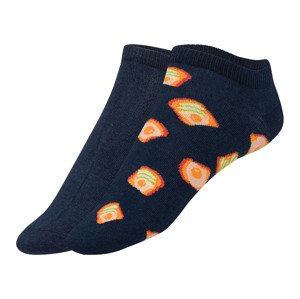 Dámské / Pánské nízké ponožky, 2 páry (35/38, snídaně)