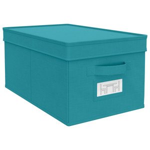 LIVARNO home Úložný box (úložný box, 2dílná sada, tyrkysová)