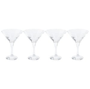 ERNESTO® Sada sklenic na koktejl, 4dílná (martini)