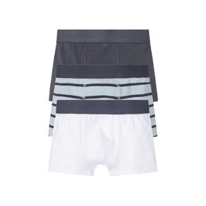lupilu Chlapecké boxerky, 3 kusy (110/116, navy/modrá/bílá)