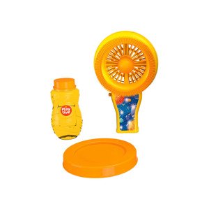 Playtive Bublifuk / Bublifuková pistole (Bublinový ventilátor žlutá/oranžová)