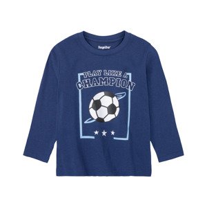 lupilu® Chlapecké triko s dlouhými rukávy (child#male#ne, 86/92, navy modrá)