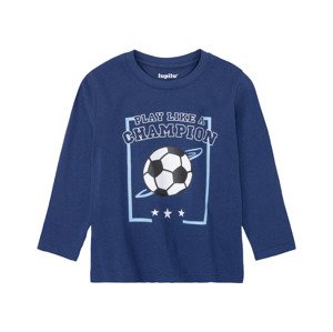 lupilu® Chlapecké triko s dlouhými rukávy (110/116, navy modrá)