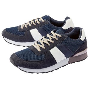 LIVERGY® Pánská volnočasová obuv (adult, 43, námořnická modrá / šedá)