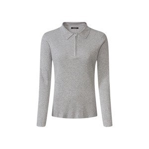 esmara® Dámské triko s dlouhými rukávy (adult#female, S (36/38), středně šedá)