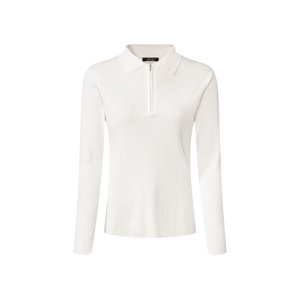 esmara® Dámské triko s dlouhými rukávy (adult#female, XS (32/34), bílá)
