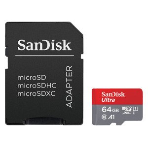 SanDisk Paměťová karta a USB, 64 GB (Ultra Android microSDXC 64GB)