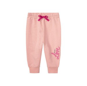 lupilu® Dívčí tepláky (child#female#ne, 110/116, světle růžová)