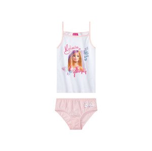 Dívčí souprava spodního prádla, 2dílná (122/128, růžová/Barbie)