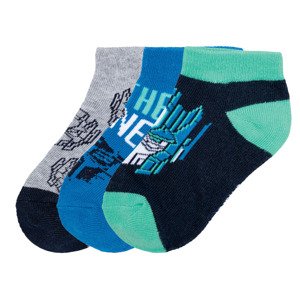Chlapecké ponožky, 3 páry (child 2 years onwards#male, 19/22, Transformers)
