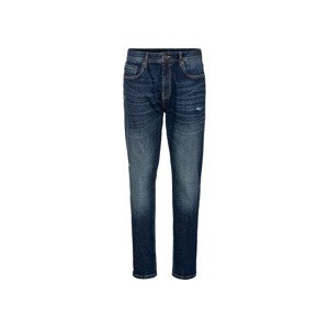 LIVERGY® Pánské džíny "Tapered Fit", 3 délky (adult#male#ne, 54 (38/32), tmavě modrá)