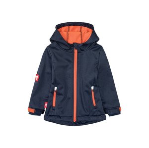 lupilu® Chlapecká softshellová bunda (110/116, tmavě modrá / oranžová)