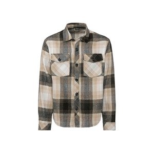 LIVERGYÂ® PĂˇnskĂ˝ flanelovĂ˝ overshirt (adult#male#ne, L (52/54), bĂ­lĂˇ)