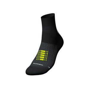 crivit Pánské běžecké ponožky (43/44, černá/žlutá)