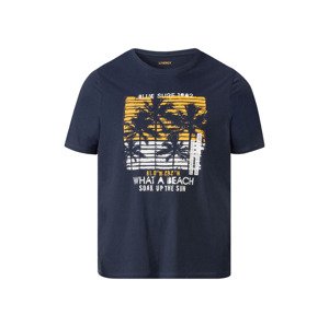 LIVERGY Pánské triko XXL (4XL(68/70), navy modrá)