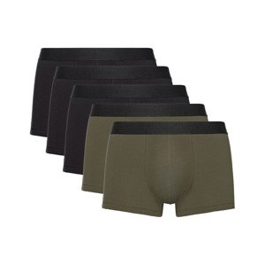 LIVERGY Pánské boxerky, 5 kusů (7/XL, černá/khaki)