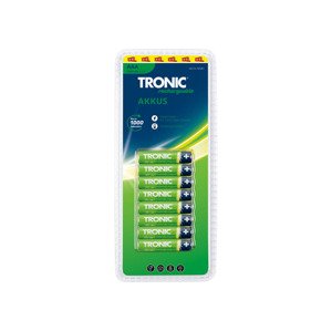 TRONIC Nabíjecí baterie, 8 kusů (AAA – mikrotužková)