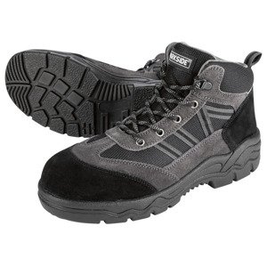 PARKSIDE® Pánská kožená bezpečnostní obuv S3 (adult, 41, černá/šedá)